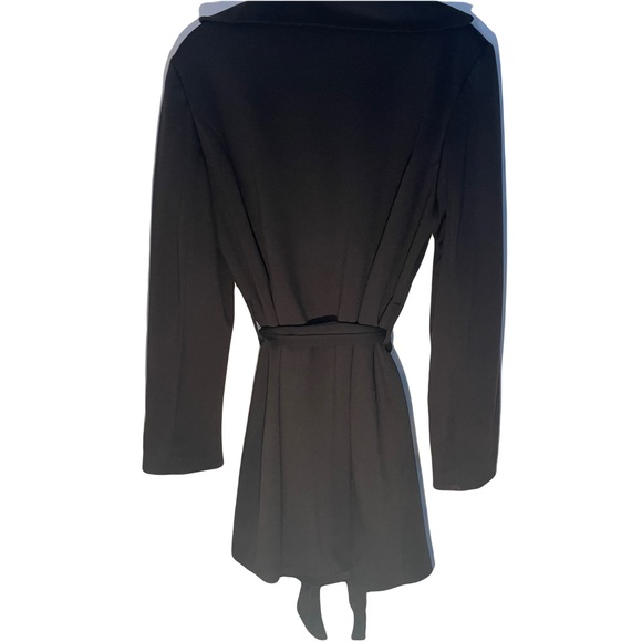 Cynthia Rowley Black Ruffle Jacket size large - Picture 2 of 8
